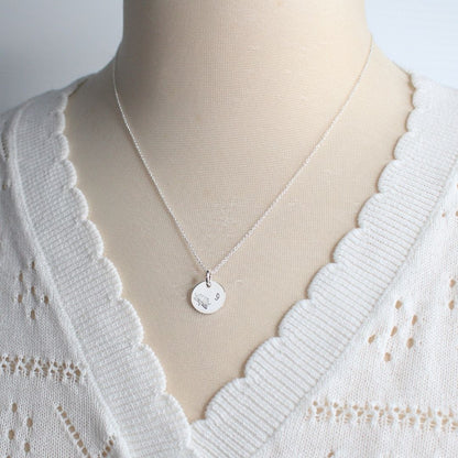 November Birth Flower Pendant Necklace – Chrysanthemum Bella Love Drop