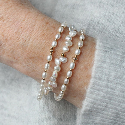 Freshwater Pearl Bracelet - Manhatten