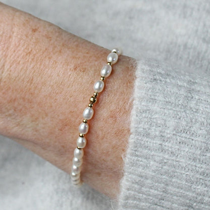 Freshwater Pearl Bracelet - Manhatten