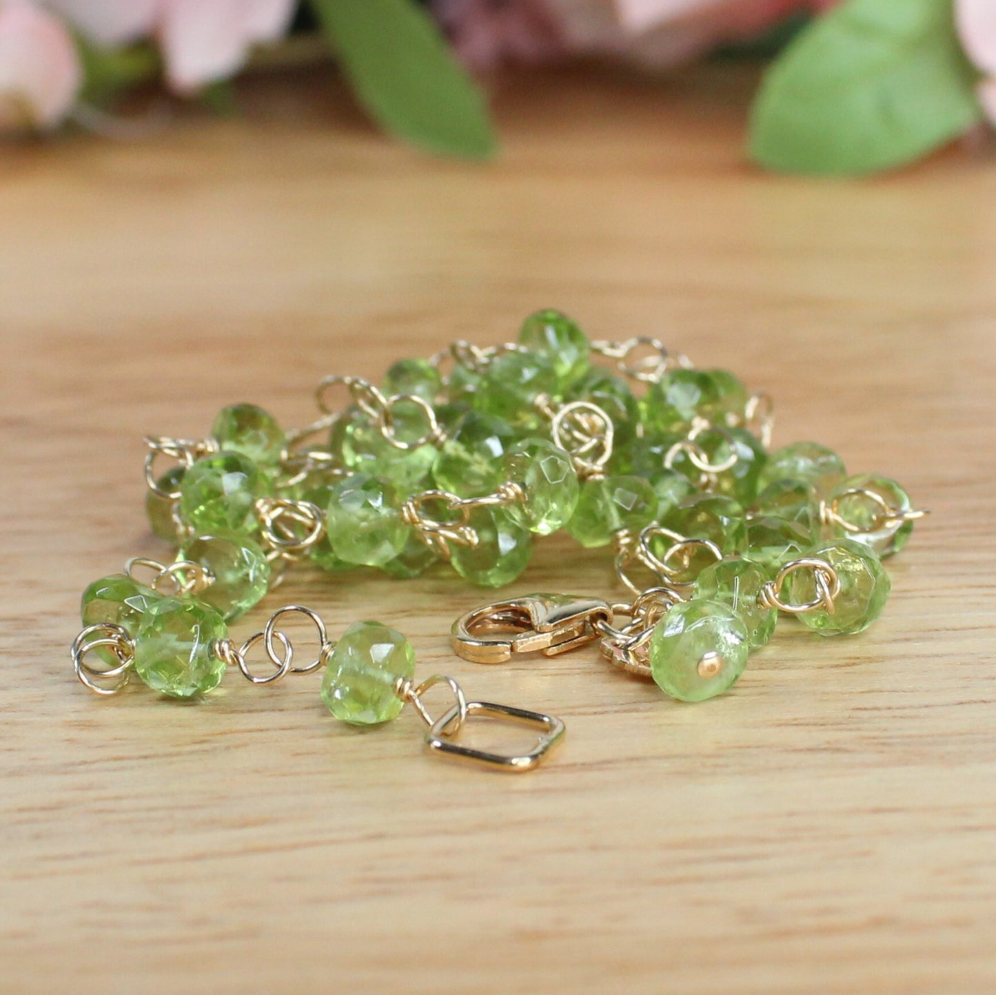 Peridot Gemstone Necklace - Willow