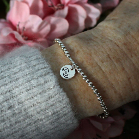 Pisces Zodiac Sterling Silver Stacking Bracelet – Mia Love Drop