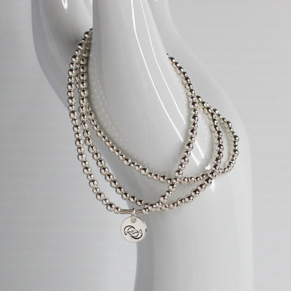 Pisces Zodiac Sterling Silver Stacking Bracelet – Mia Love Drop