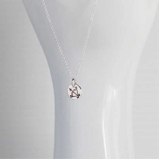 Zodiac Pendant Necklace - Sagittarius Mia Love Drop