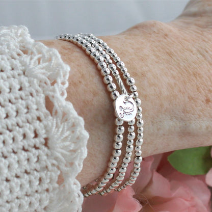 Scorpio Zodiac Sterling Silver Stacking Bracelet – Mia Love Drop