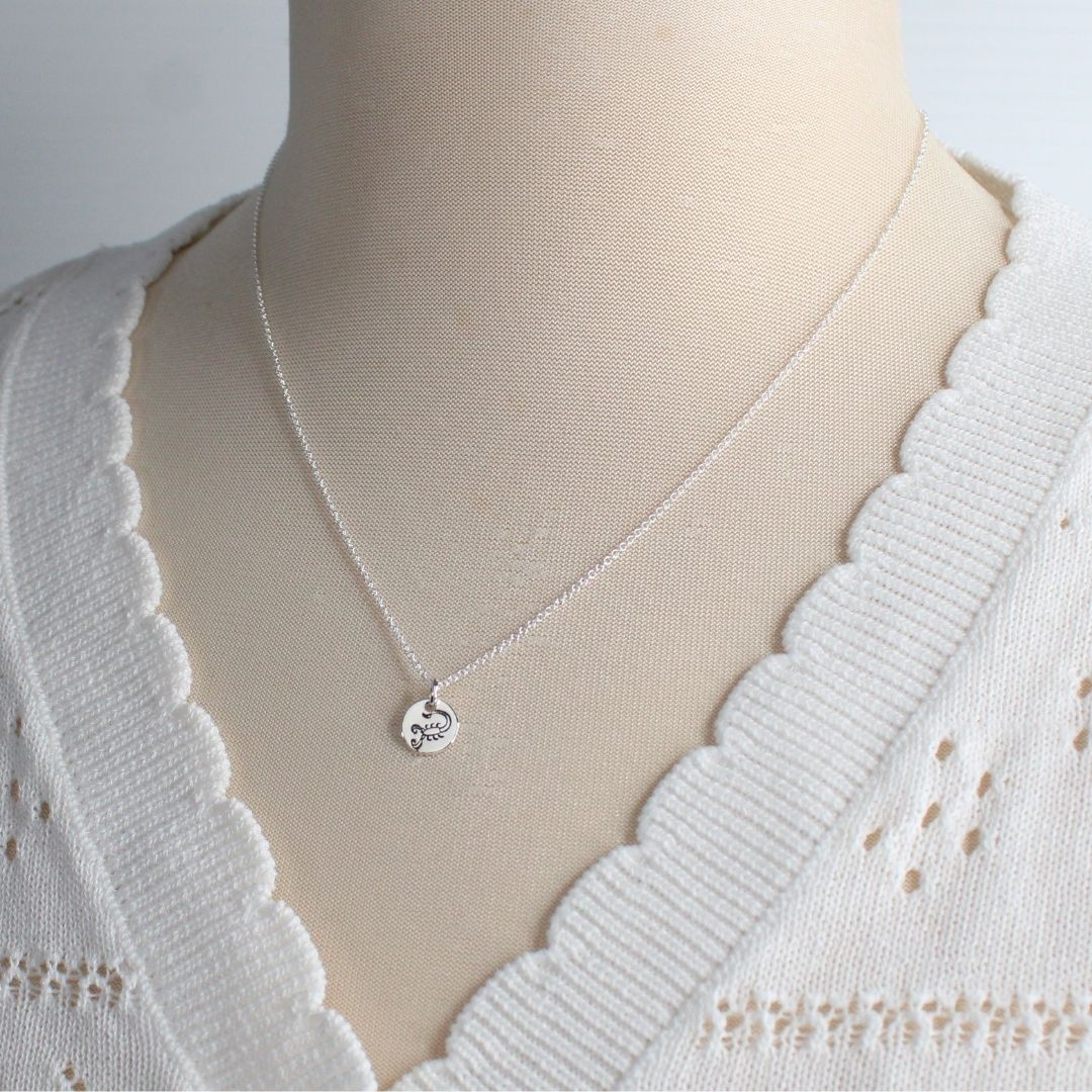 Zodiac Pendant Necklace - Scorpio Mia Love Drop
