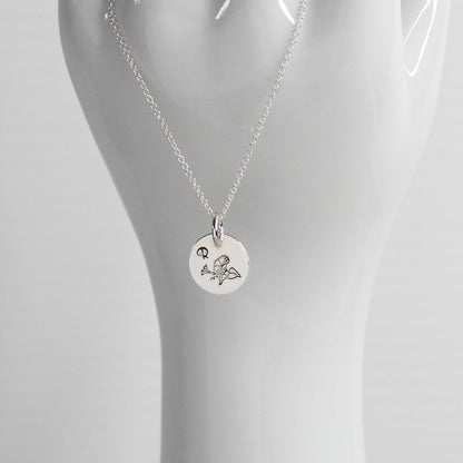 September Birth Flower Pendant Necklace – Morning Glory Bella Love Drop