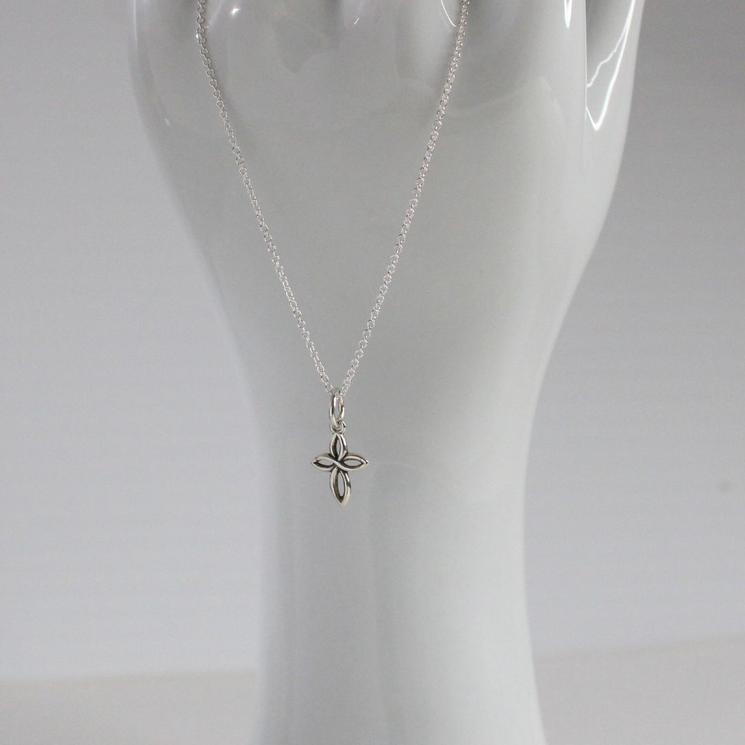 Avigayil Cross Birthstone Pendant Necklace