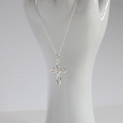 Sarah Cross Birthstone Pendant Necklace