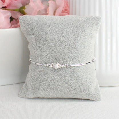 Sterling Silver Beaded Bracelet – Victoria | Limited Edition - Iconic Collection