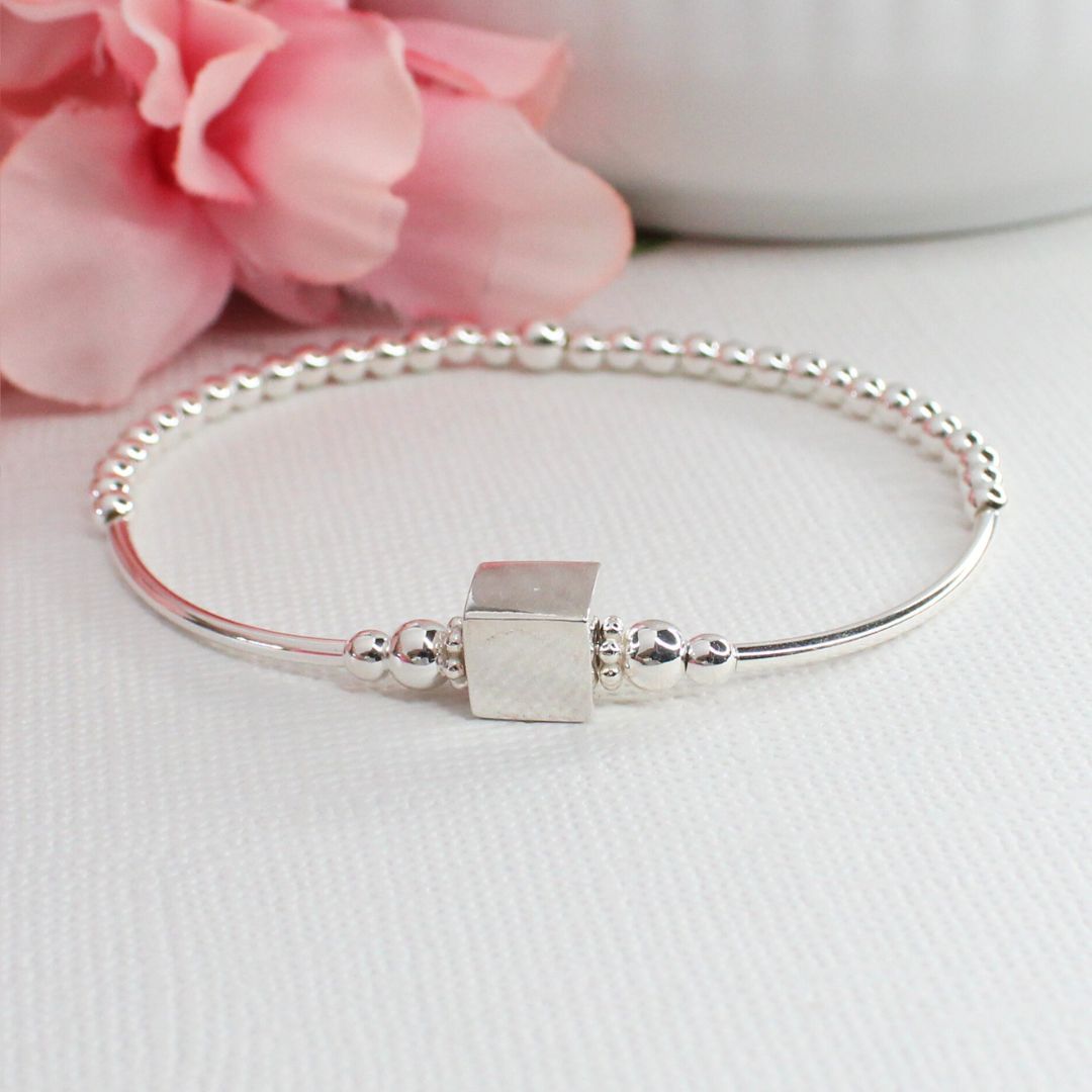 Sterling Silver Beaded Bracelet – Stella | Limited Edition - Iconic Collection