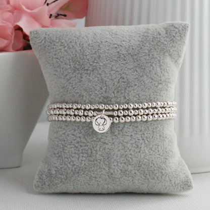Taurus Zodiac Sterling Silver Stacking Bracelet – Mia Love Drop
