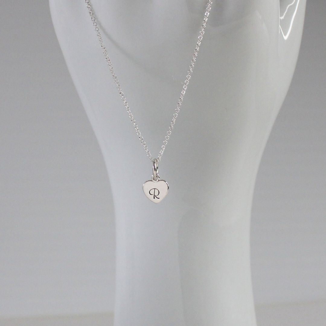 Valentina Love Drop - Personalized Heart Pendant Necklace