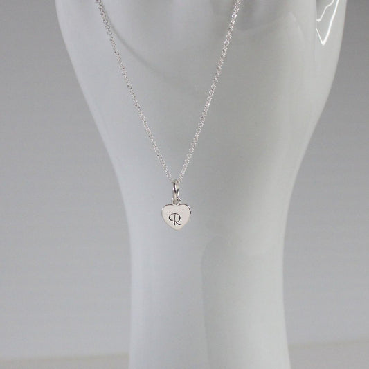 Valentina Love Drop - Personalized Heart Pendant Necklace