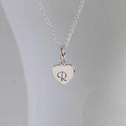 Valentina Love Drop - Personalized Heart Pendant Necklace