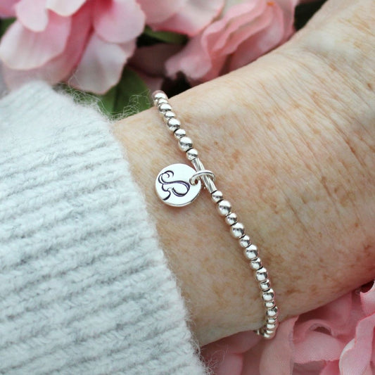 Virgo Zodiac Sterling Silver Stacking Bracelet – Mia Love Drop