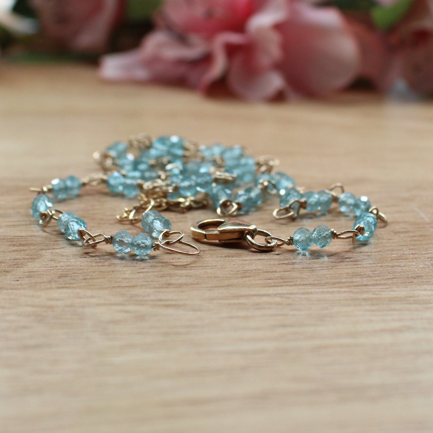 Apatite Gemstone Layering Necklace - Sonja
