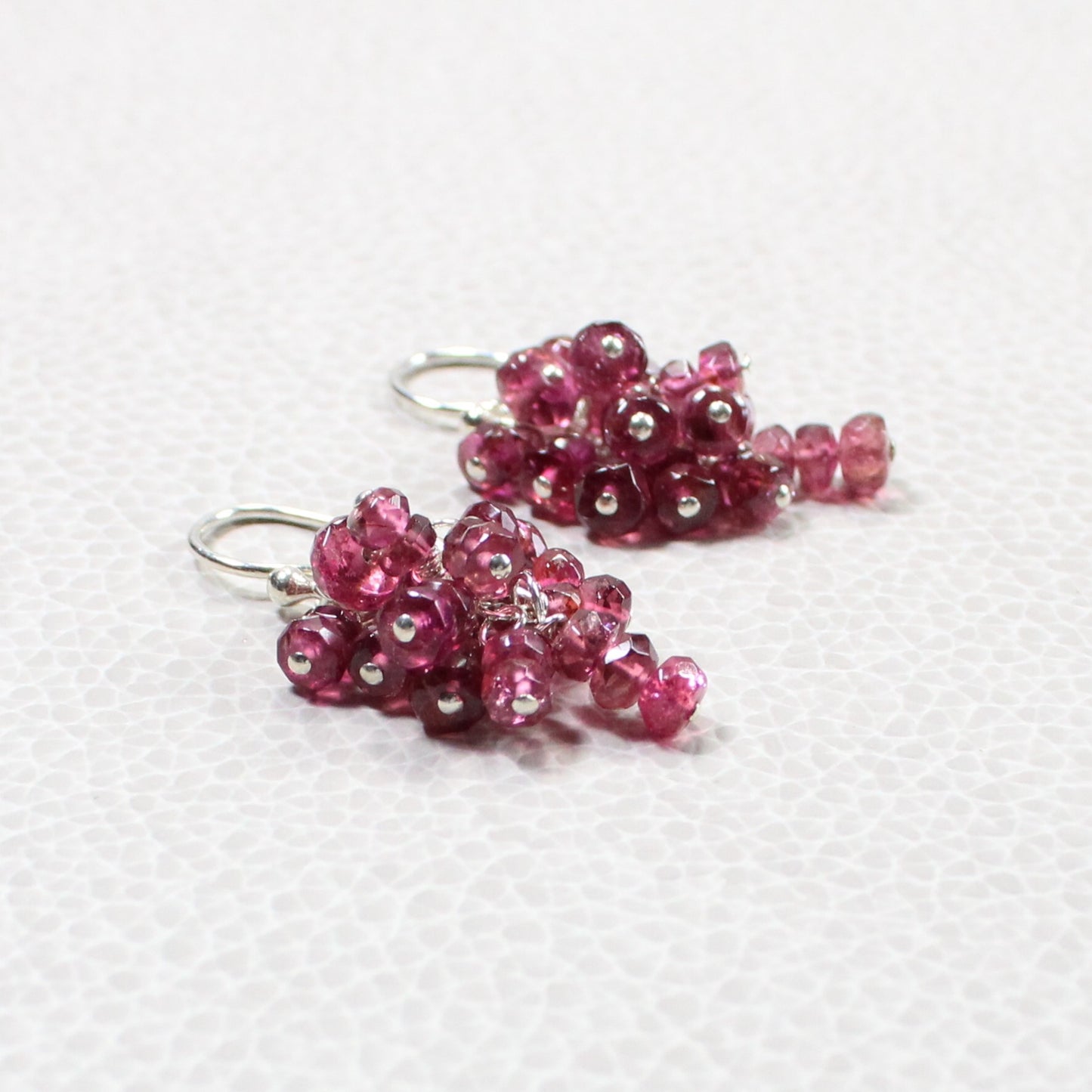 Rubellite Tourmaline Earrings - Hallon