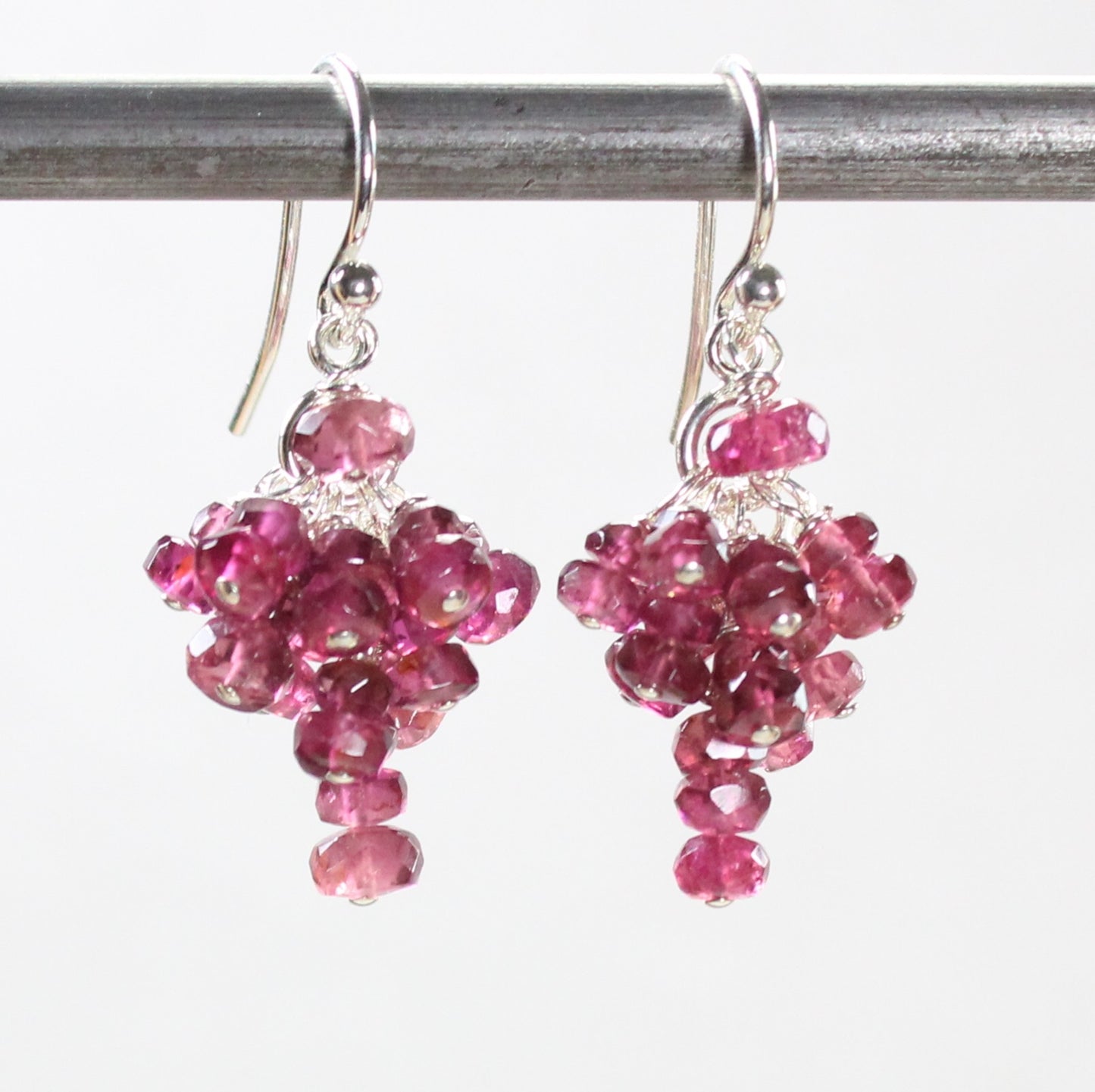 Rubellite Tourmaline Earrings - Hallon